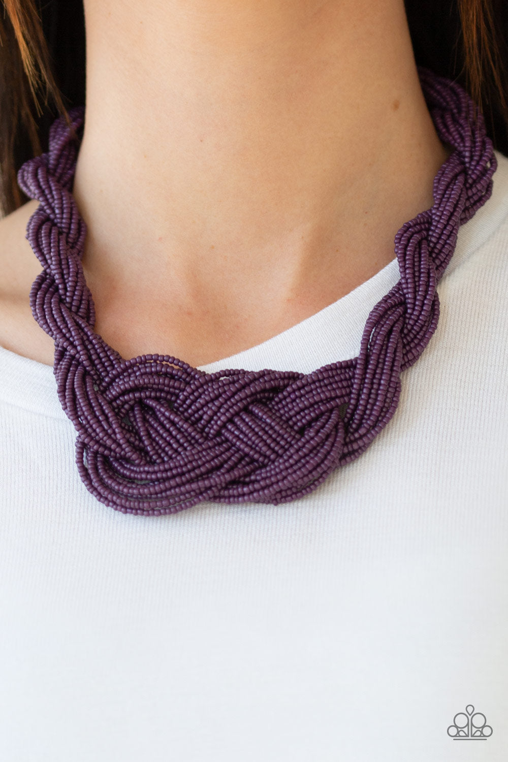 A Standing Ovation-Purple Necklace