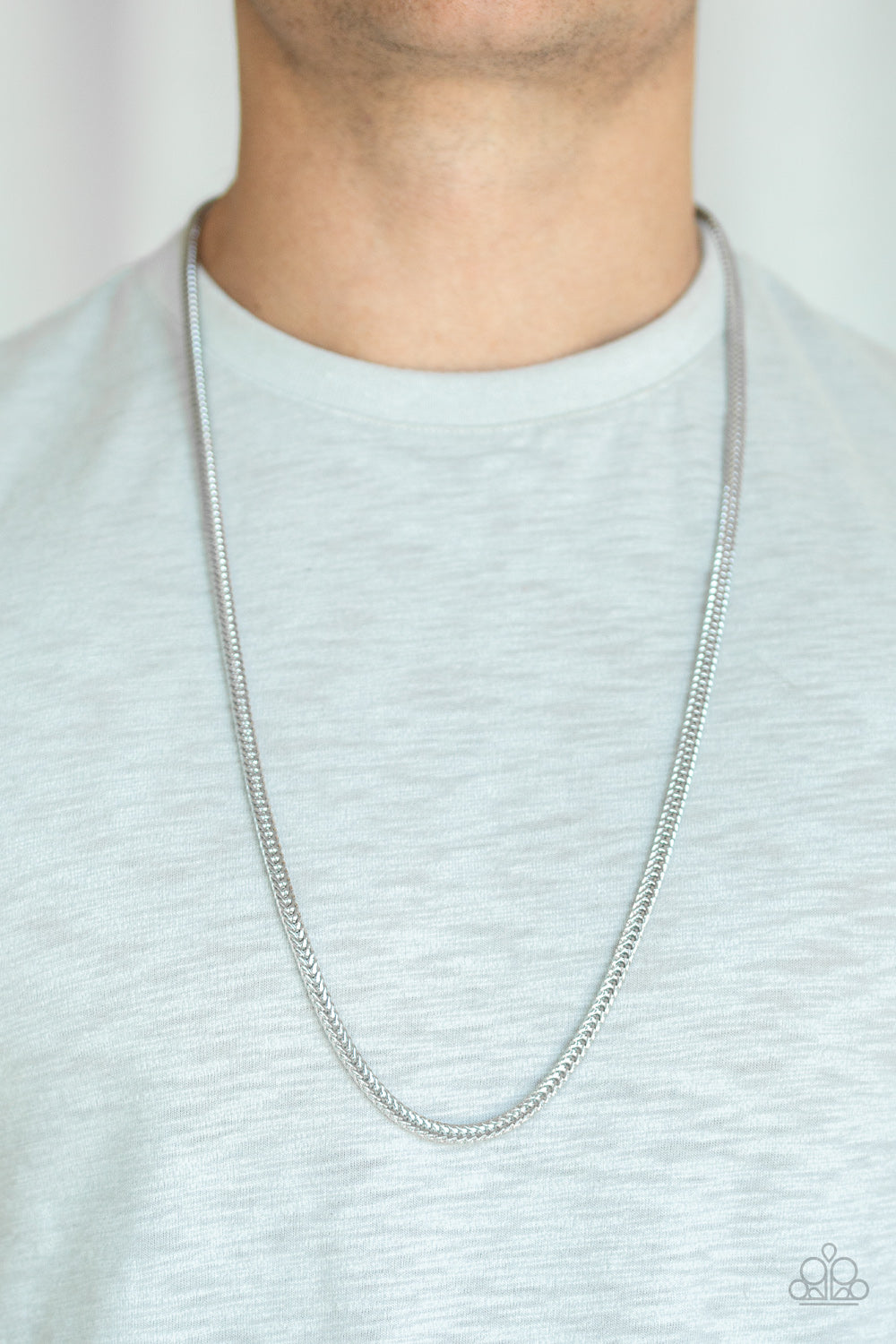 Killer Crossover-Silver Urban Necklace