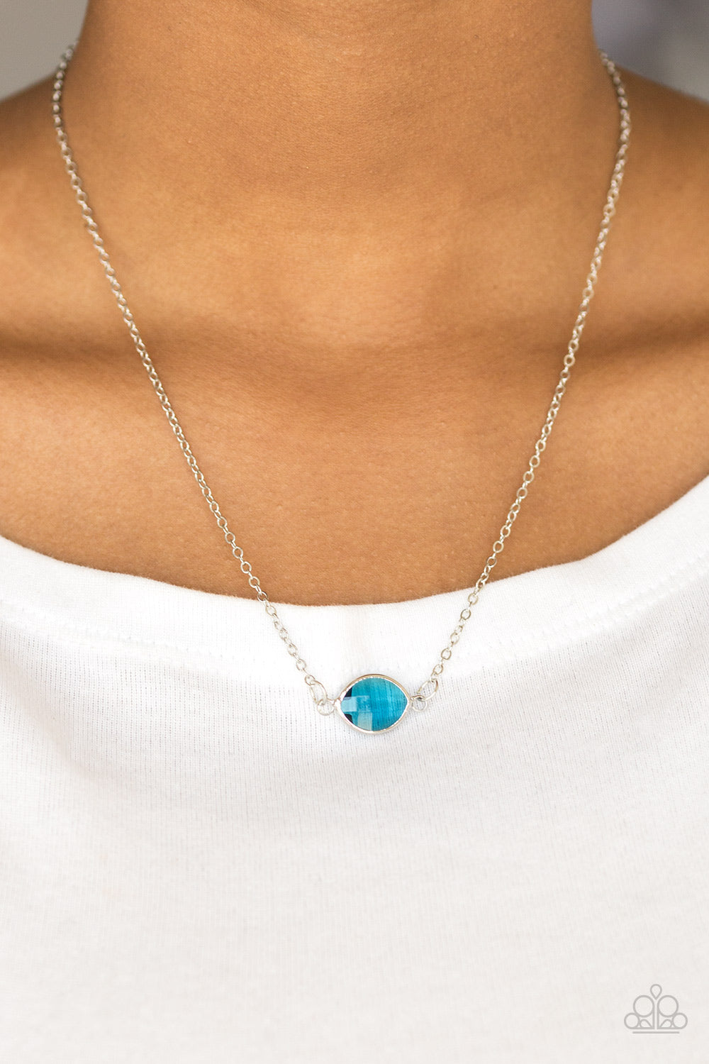 Fashionably Fantabulous-Blue Necklace