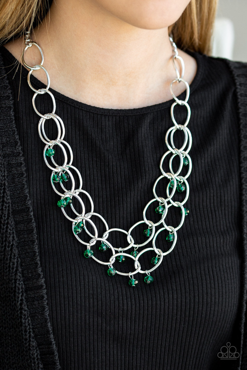 Yacht Tour-Green Necklace