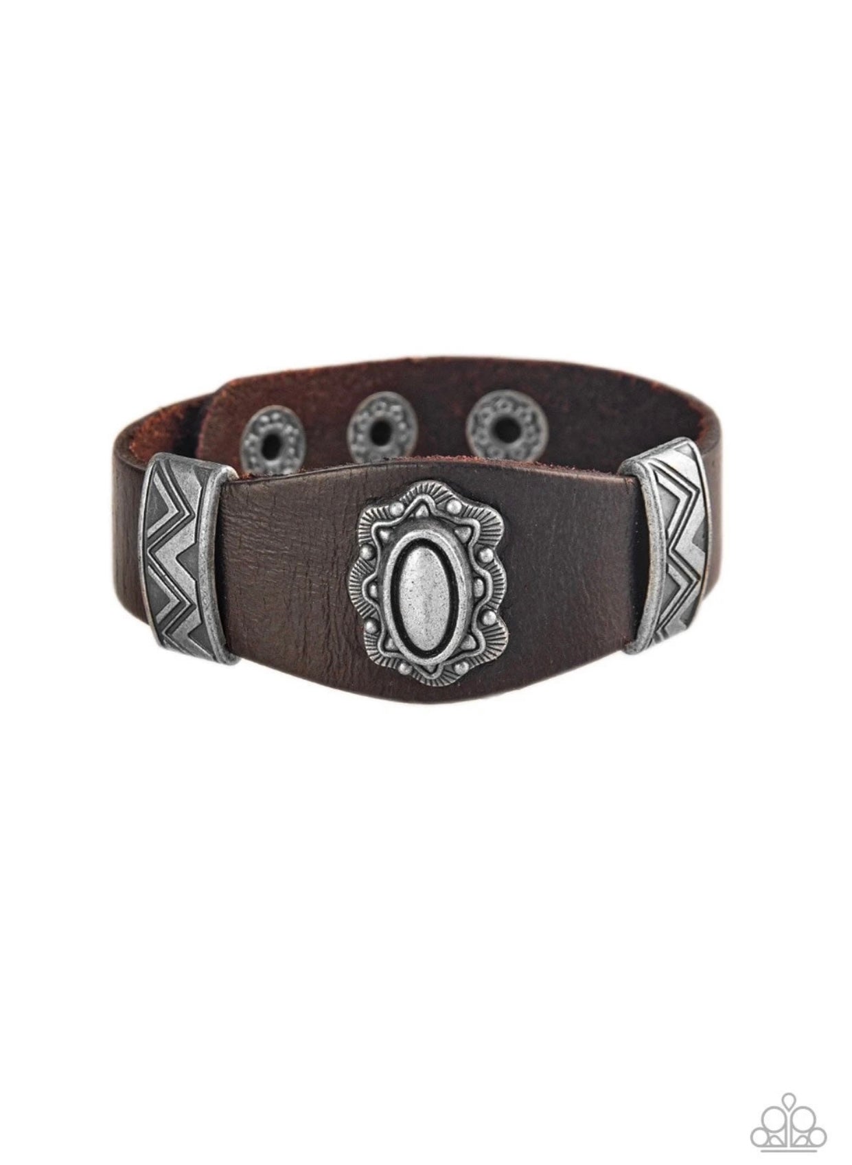 Western Roman-Brown Urban Bracelet