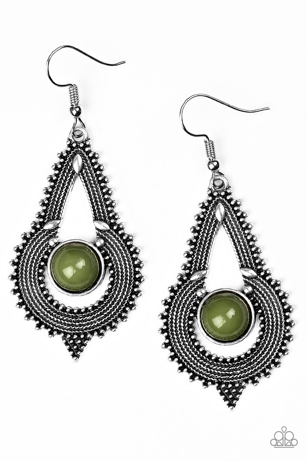 Zoomin Zumba-Green Earring