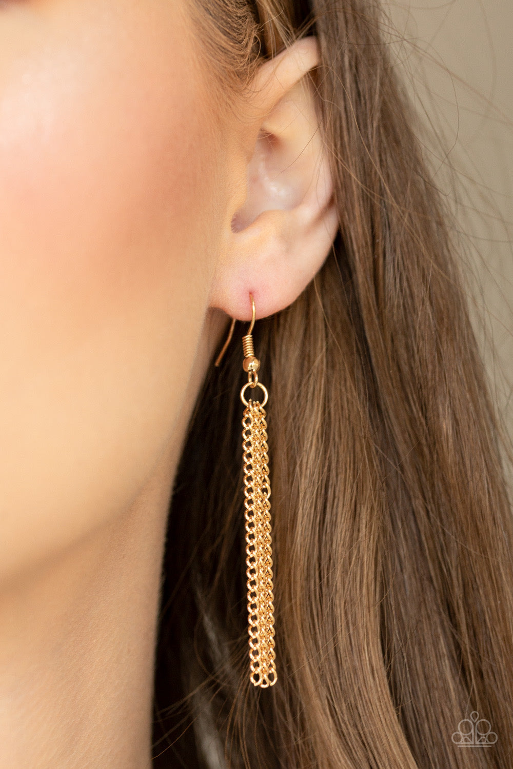 Terra Tassel-Gold Necklace