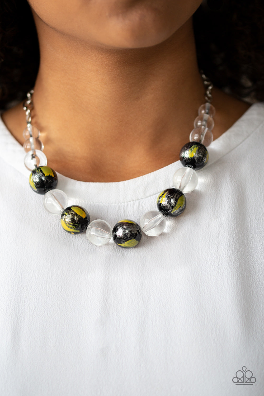 Torrid Tide-Yellow Necklace
