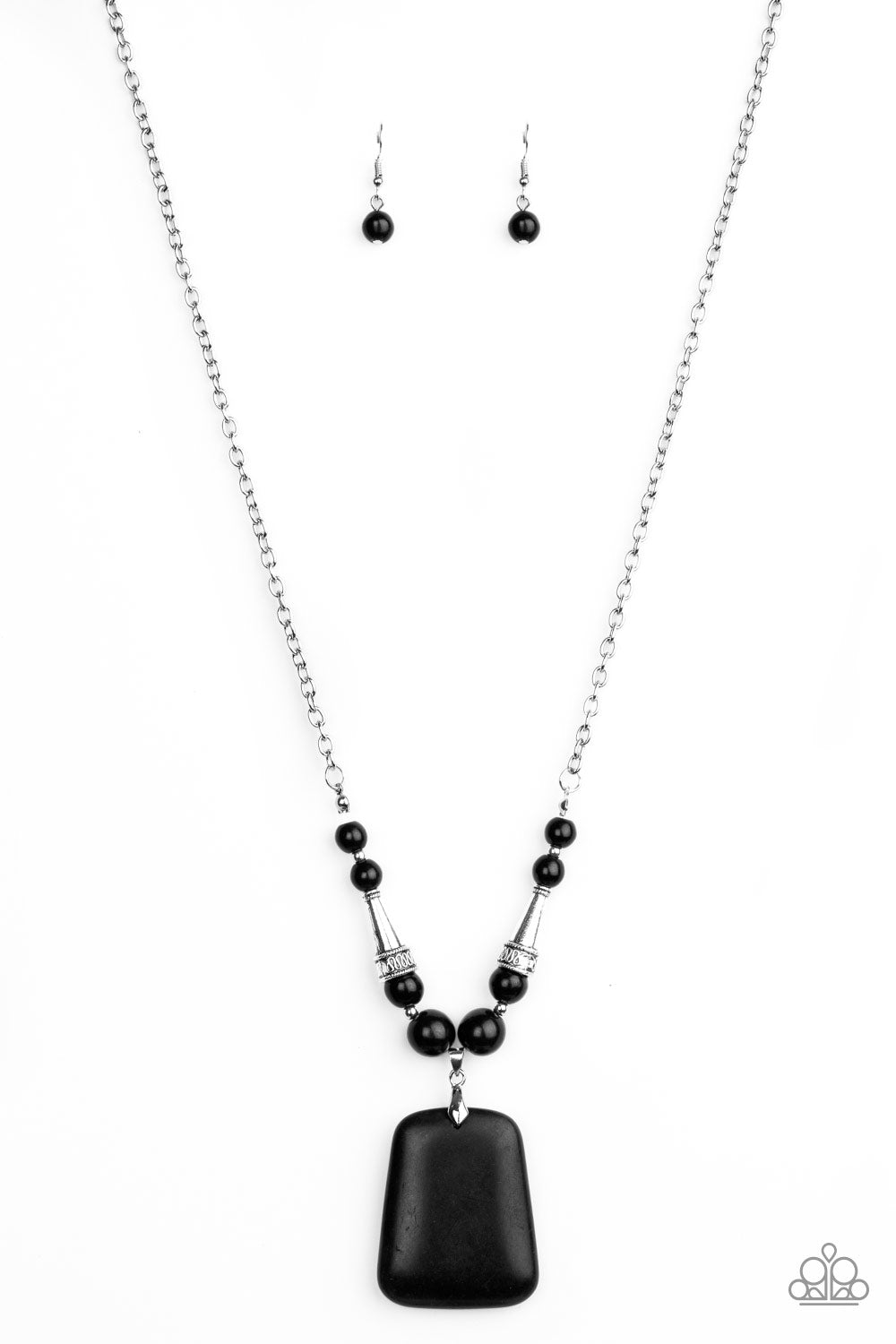Sandstone Oasis-Black Necklace