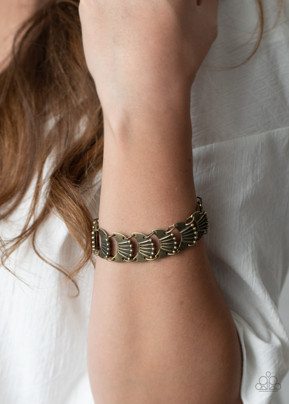 Moonlight Mesa-Brass Bracelet