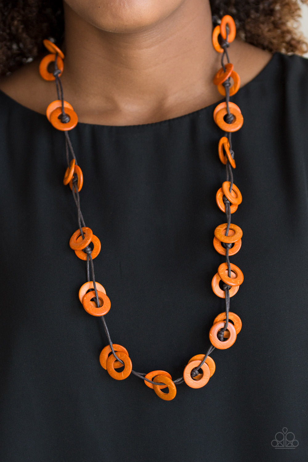 Waikiki Winds-Orange Necklace
