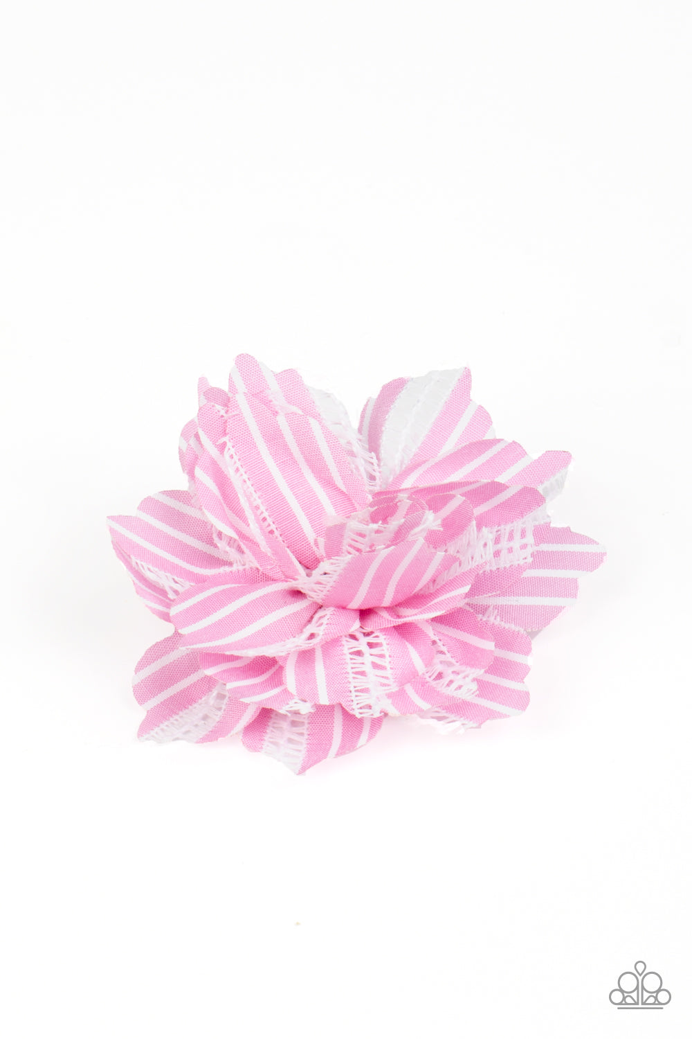 Stripe For The Picking-Pink Hair Clip