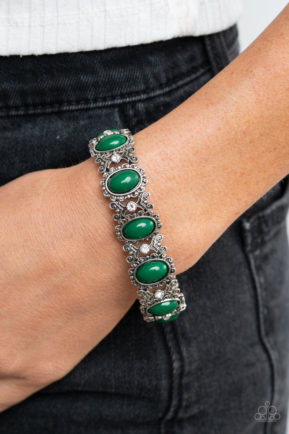 A Piece of Cake-Green Bracelet