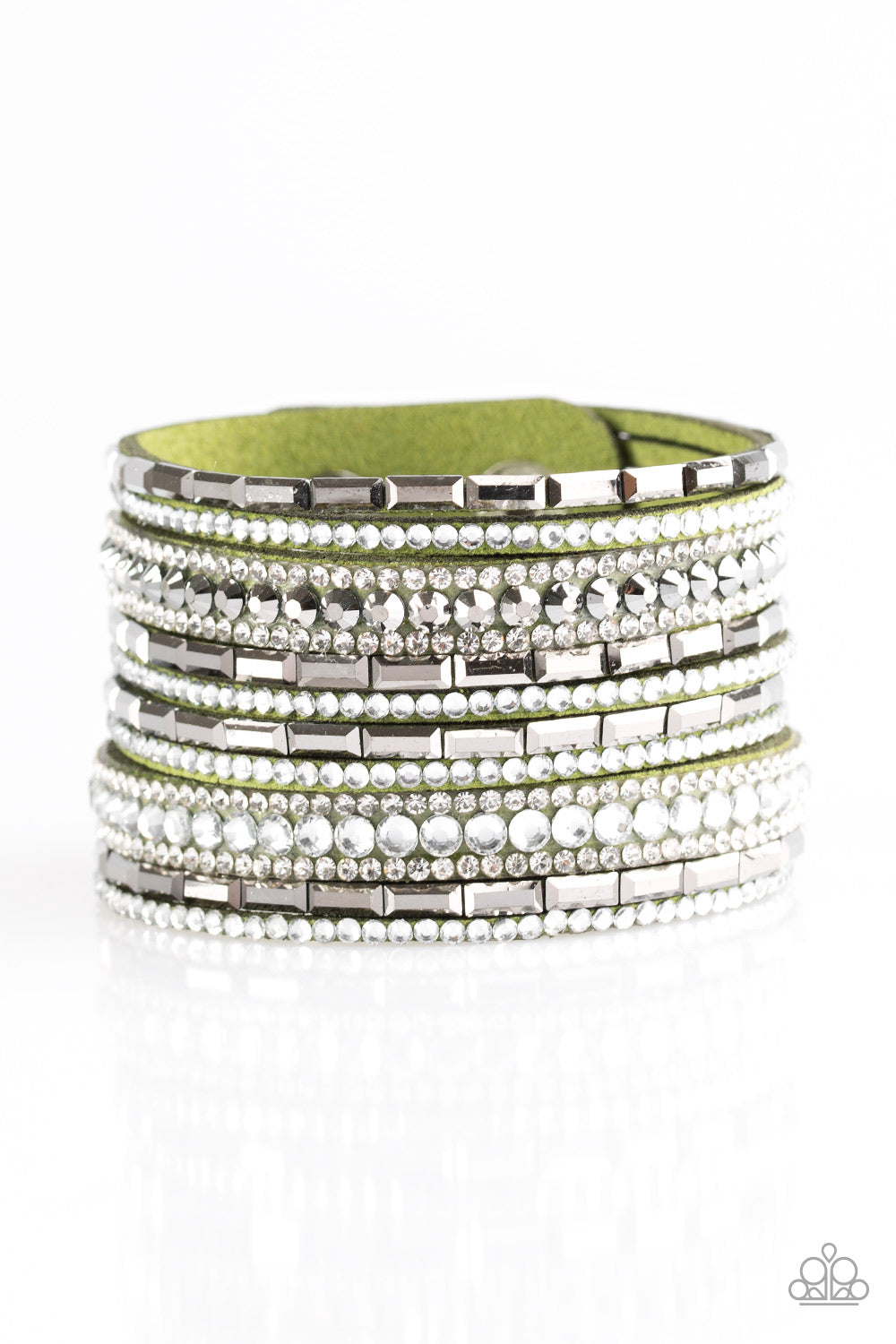 Wham Bam Glam-Green Bracelet