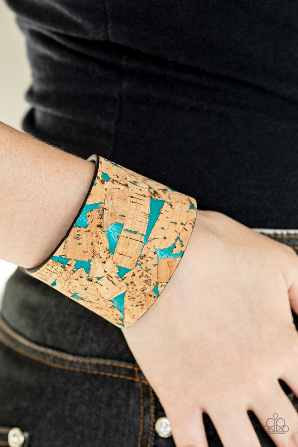 Cork Congo-Blue Urban Bracelet