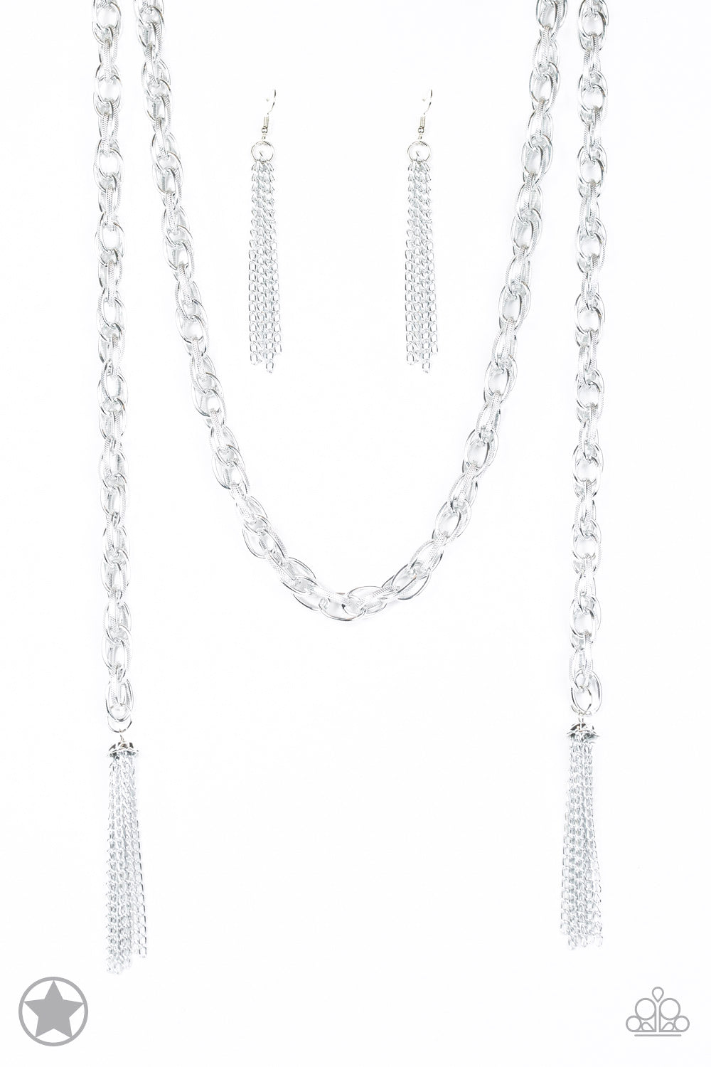 SCARFed for Attention-Silver BB Necklace