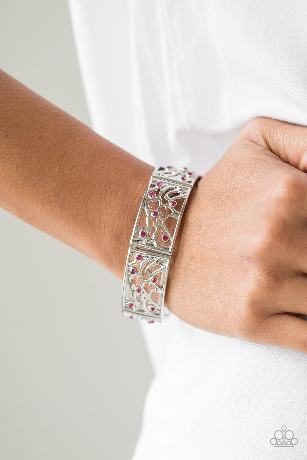 Yours and VINE-Pink Bracelet