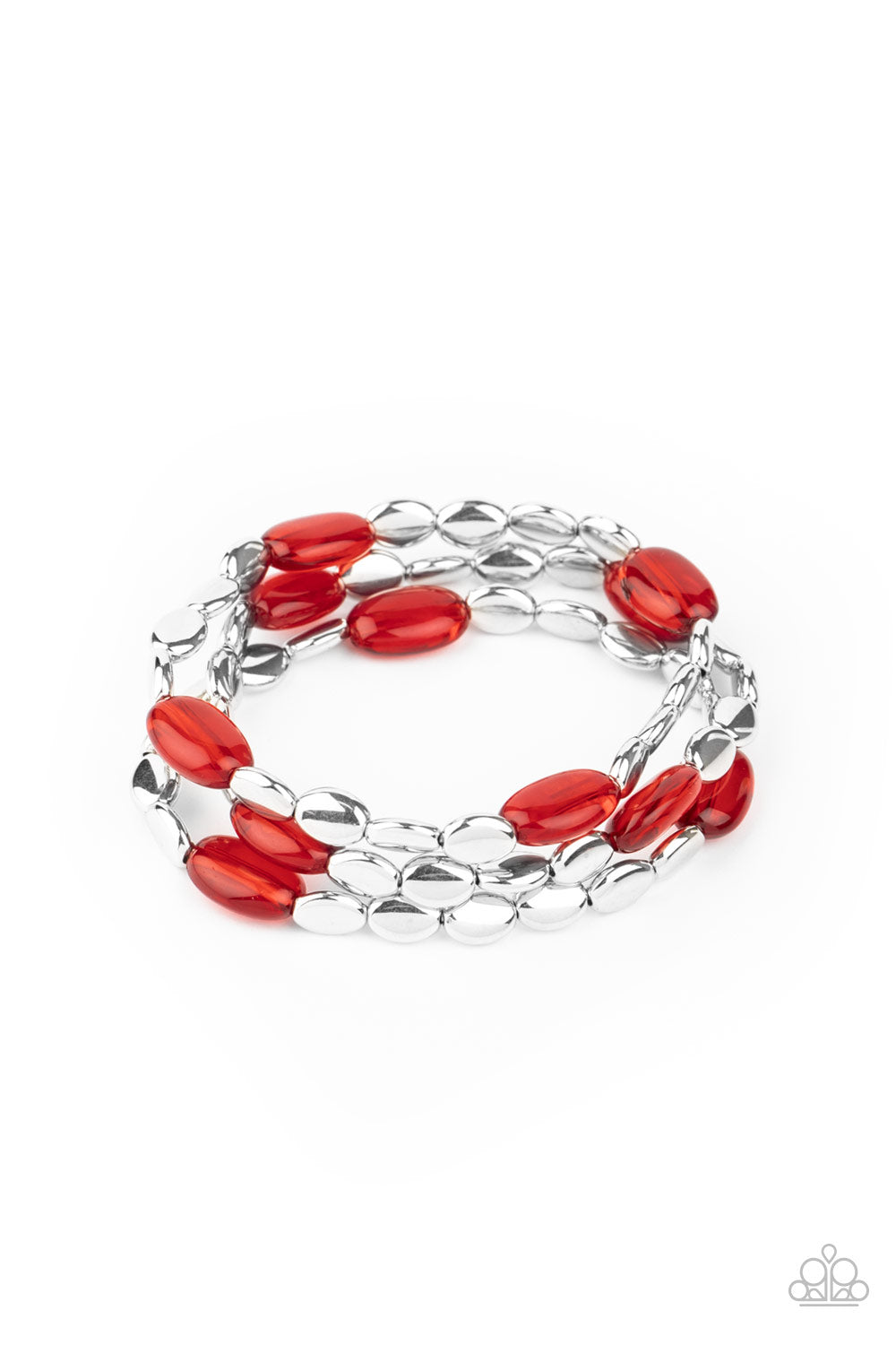 Sorry to Burst Your Bauble-Red Bracelet