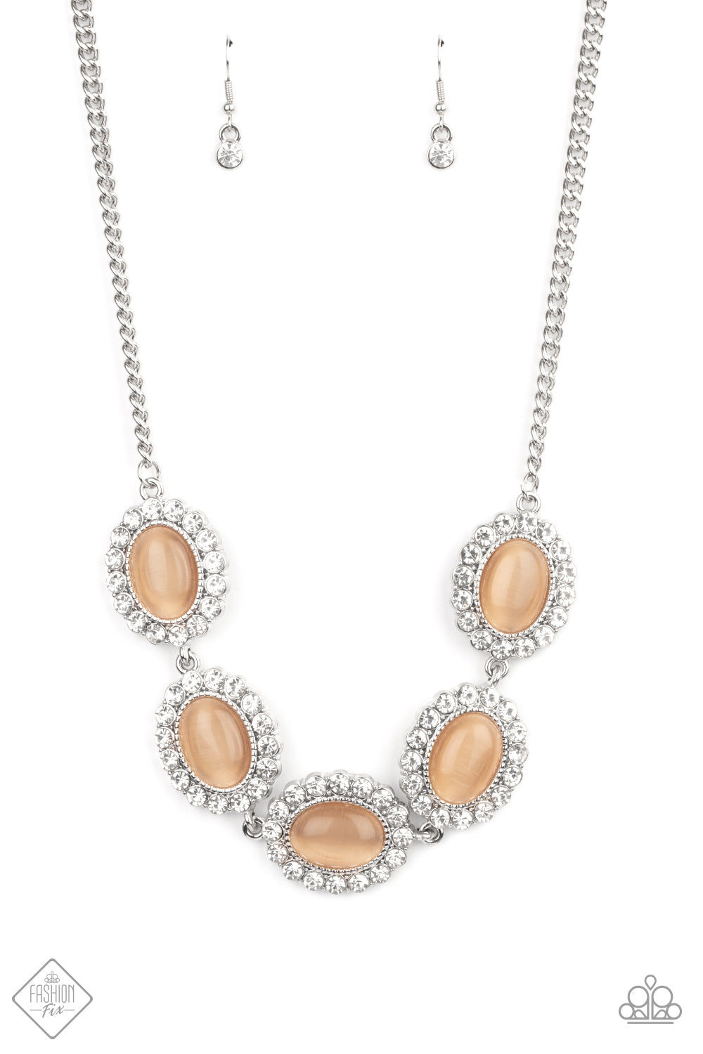 A DIVA-ttitude Adjustment-Orange Necklace