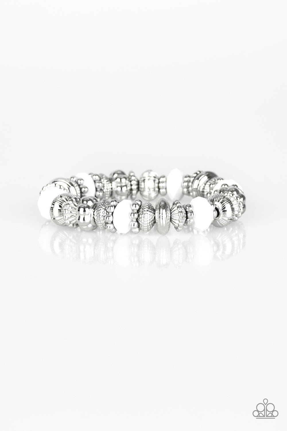 Live Life To The COLOR-fullest White Bracelet