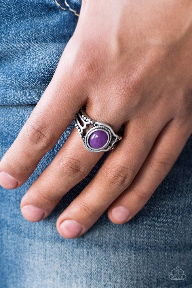 Peacefully Peaceful-Purple Ring