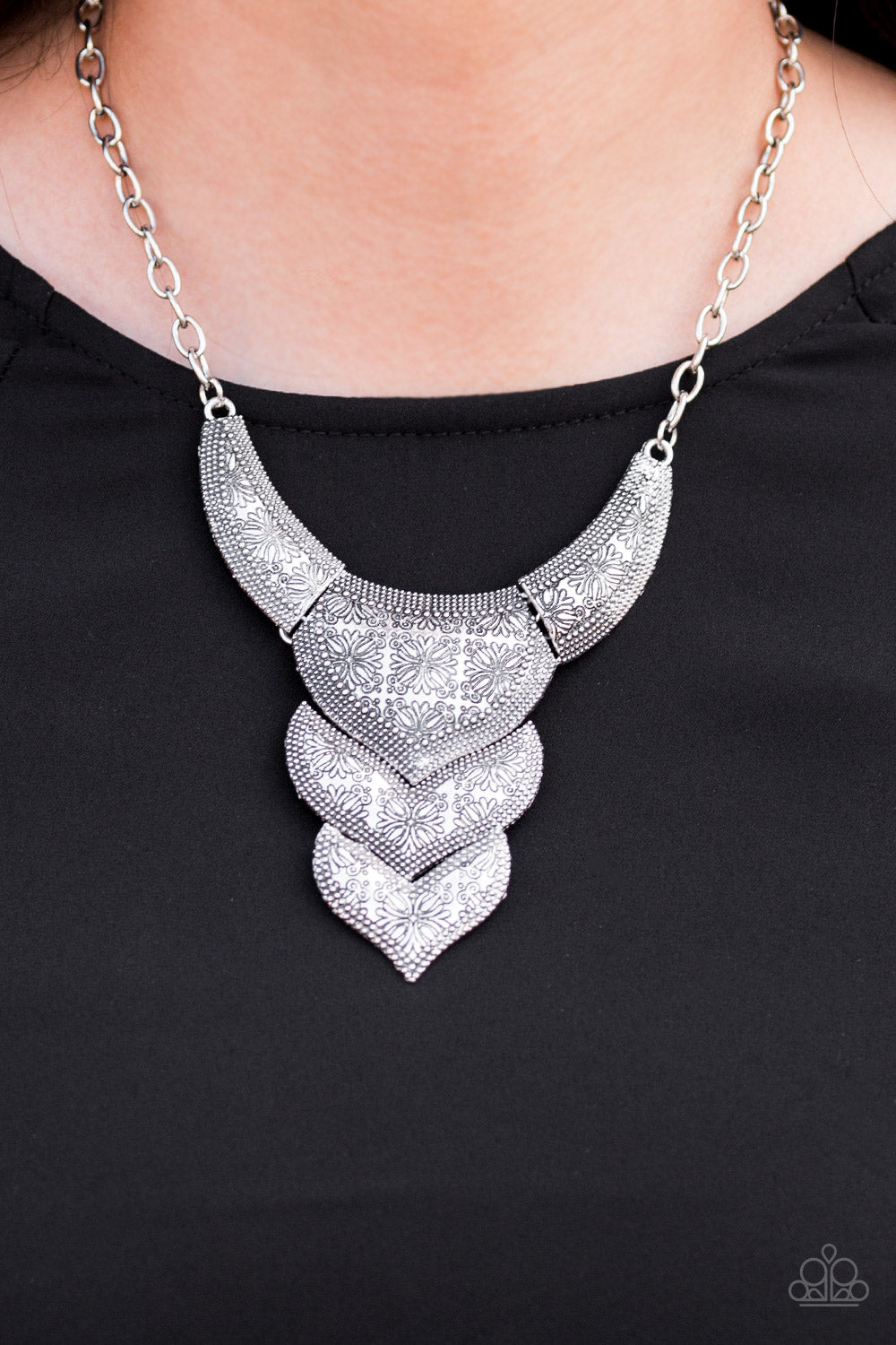 Texas Temptress-Silver Necklace