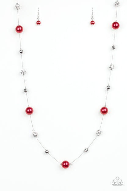 Eloquently Eloquent-Red Necklace