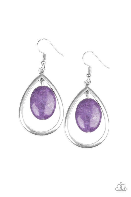 Seasonal Simplicity-Purple Earring