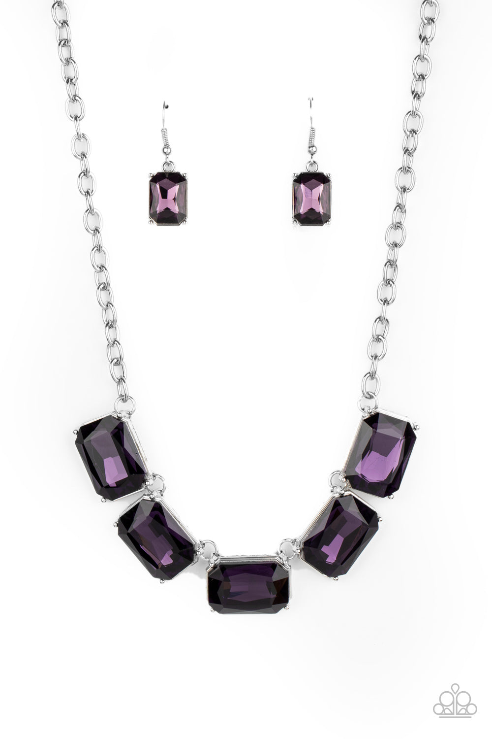 Deep Freeze Diva-Purple Necklace