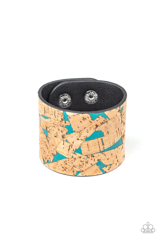 Cork Congo-Blue Urban Bracelet