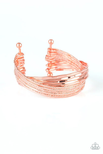See A Pattern?- Copper Bracelet
