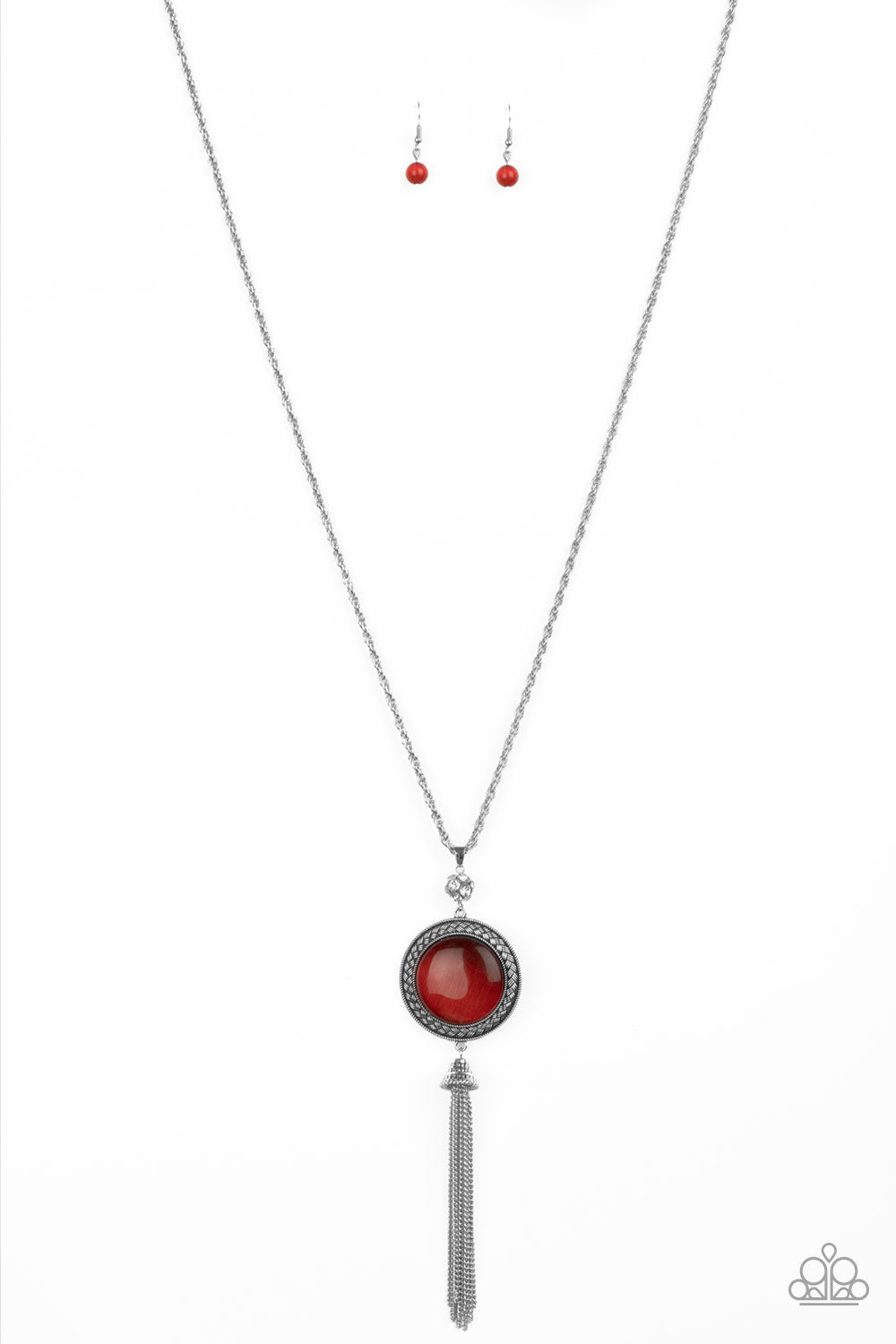 Serene Serendipity-Red Necklace