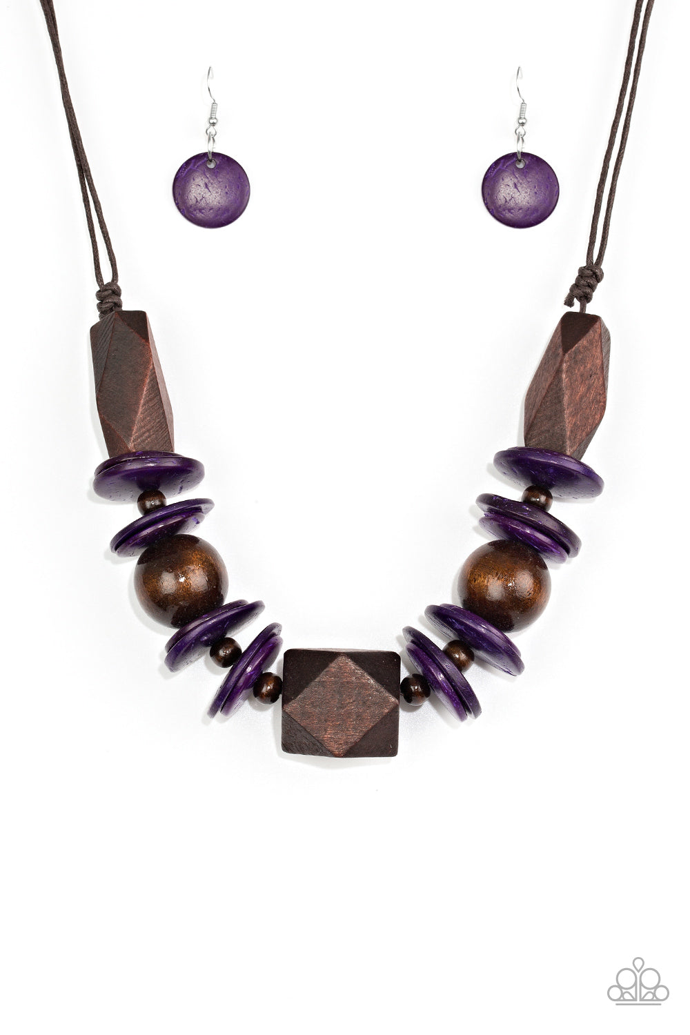 Pacific Paradise-Purple Necklace