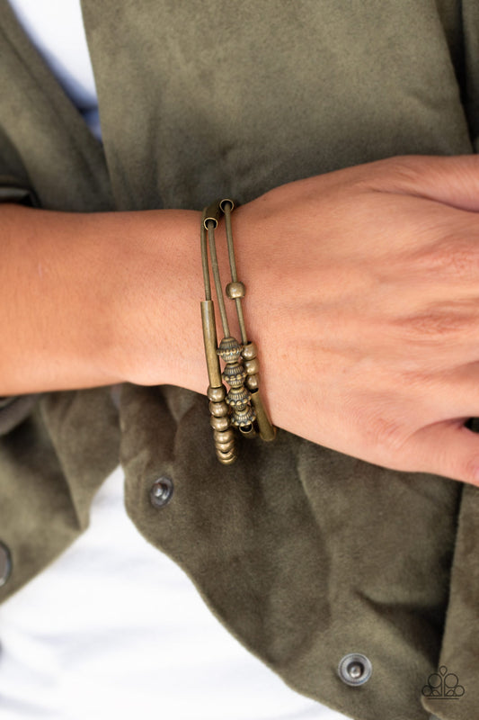 Industrial Instincts-Brass Bracelet