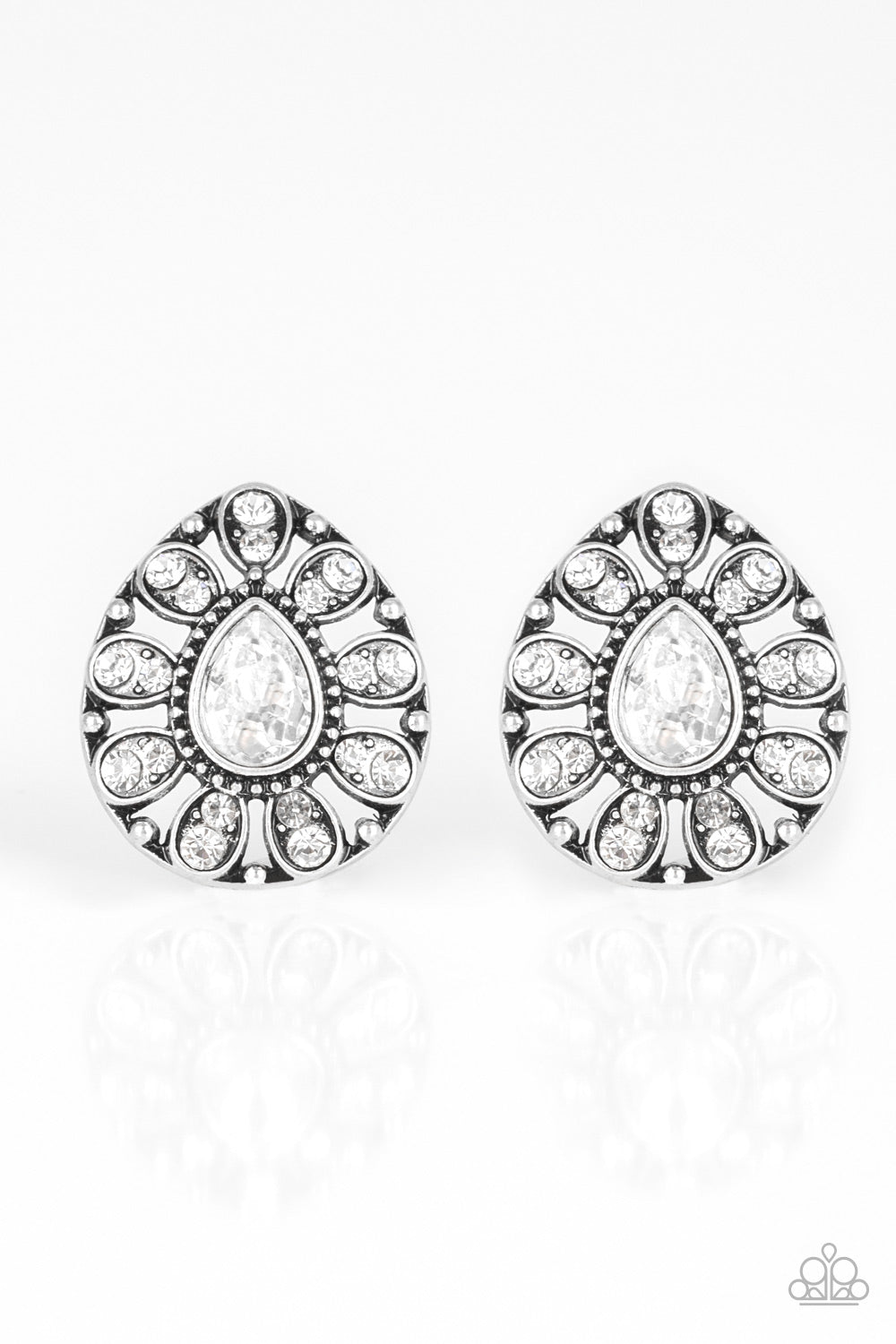 Treasure Retreat-White Post Earring