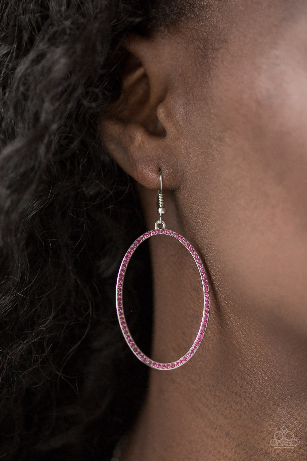 Dazzle On Demand-Pink Earring