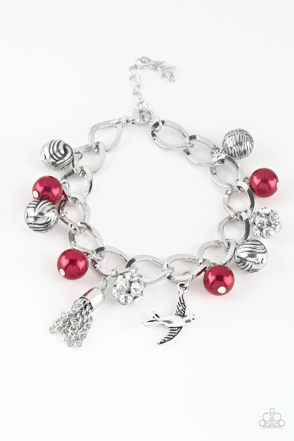 Lady Love Dove-Red Bracelet