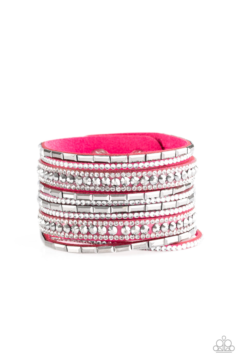 Wham Bam Glam-Pink Bracelet
