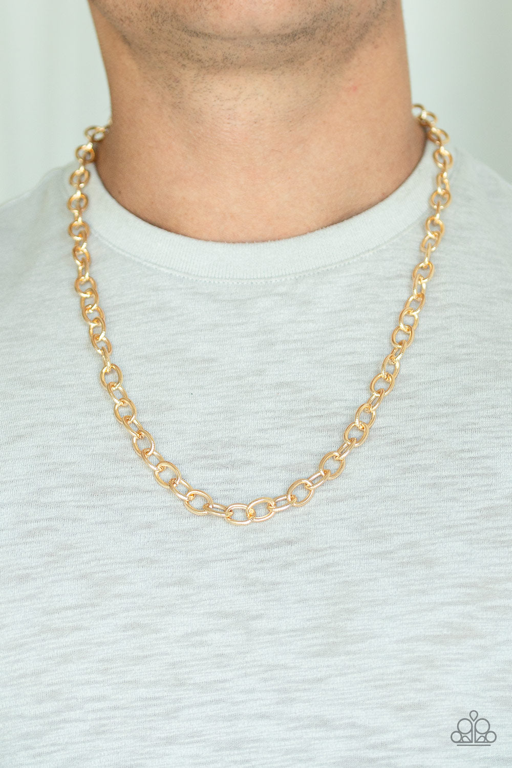 Courtside Seats-Gold Urban Necklace