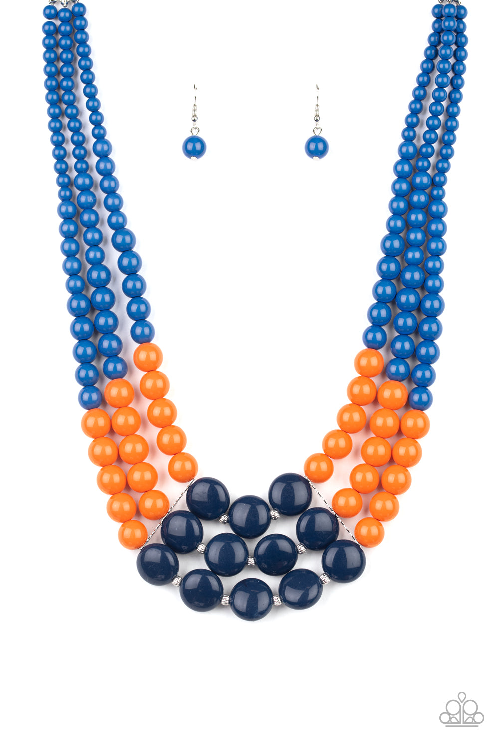 Beach Bauble-Blue Necklace