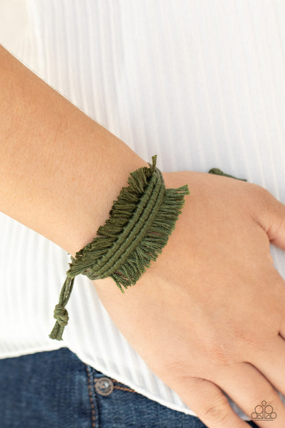 Make Yourself at HOMESPUN-Green Bracelet