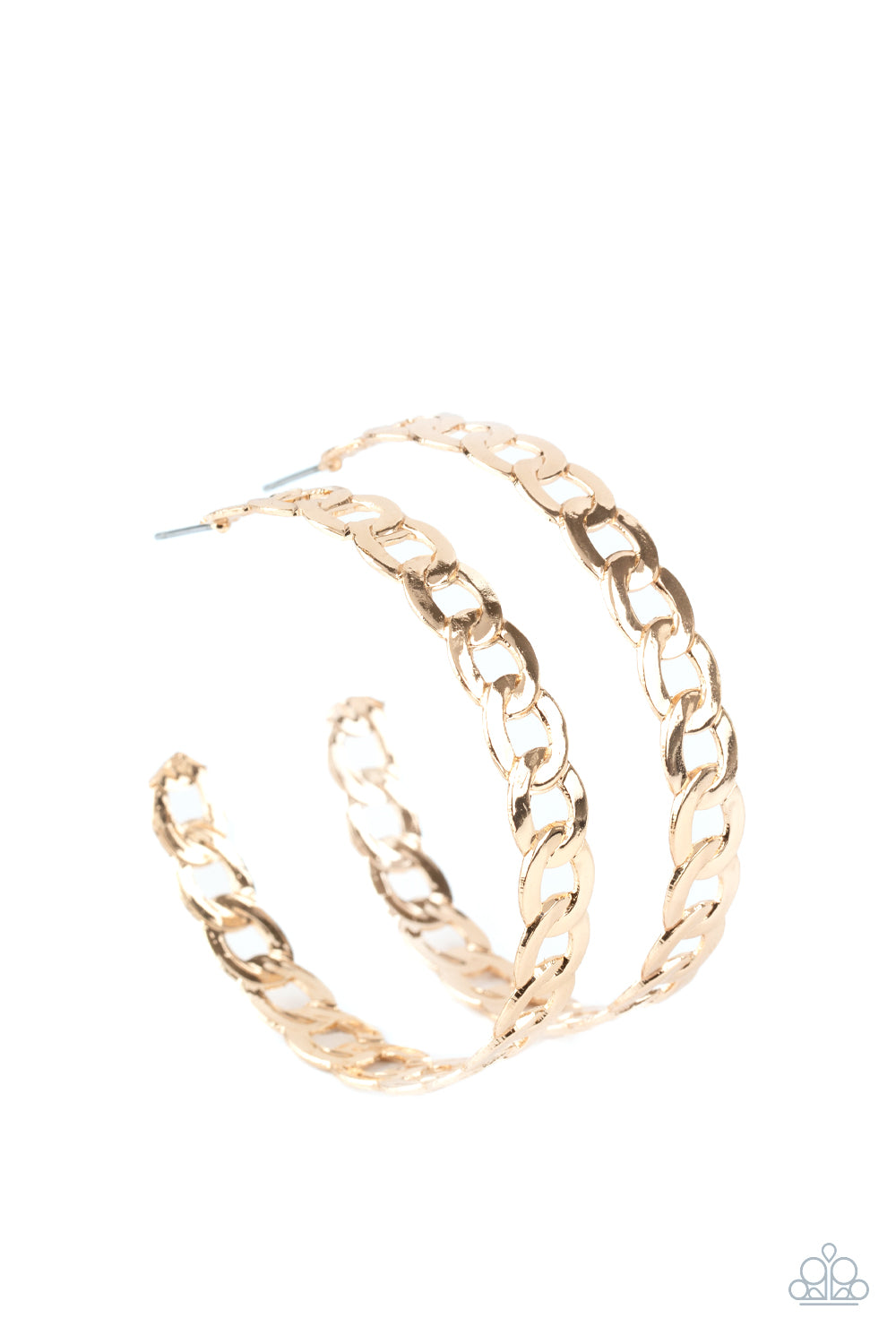 Climate CHAINge-Gold Hoop Earring