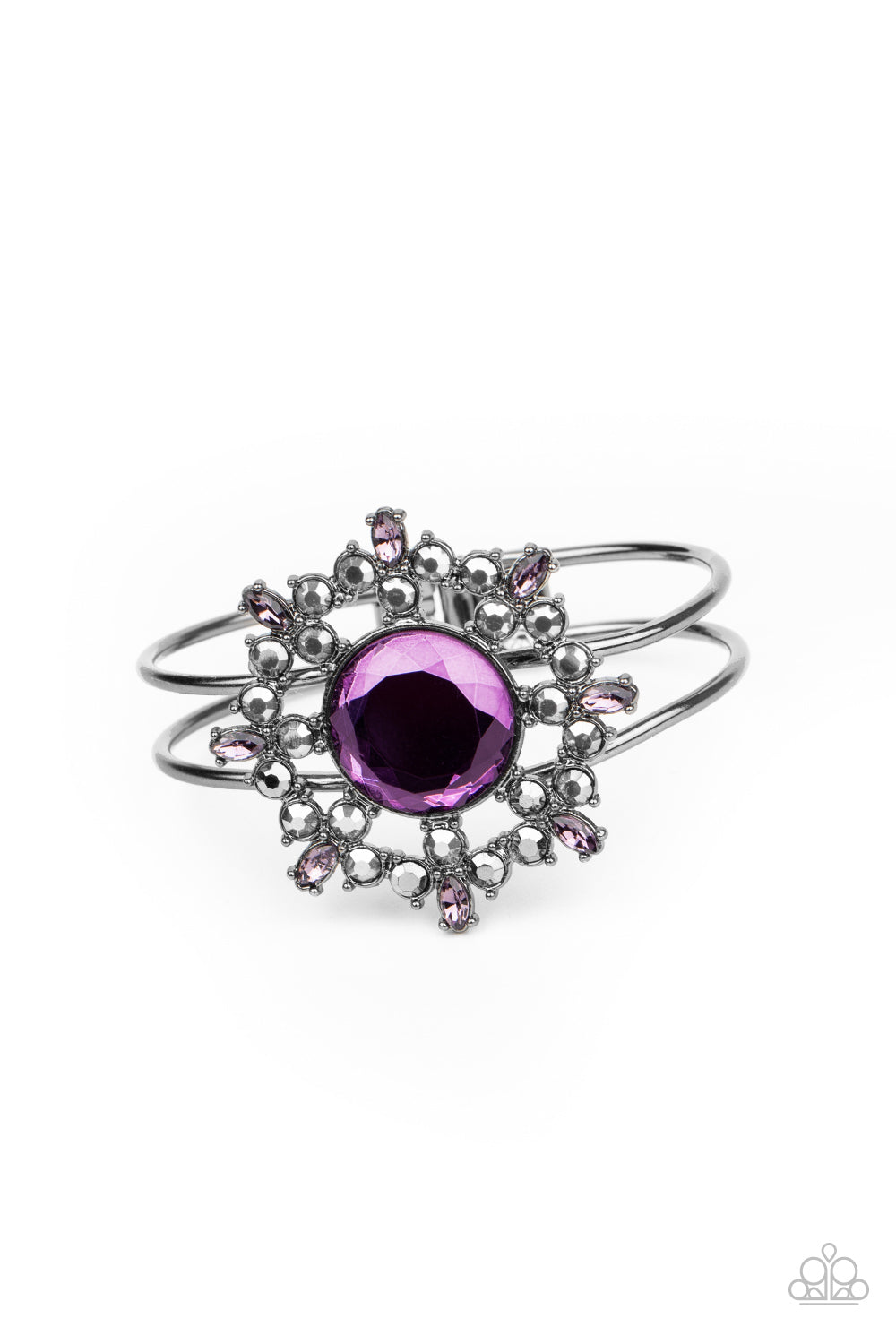 Elaborate Elegance-Purple Bracelet