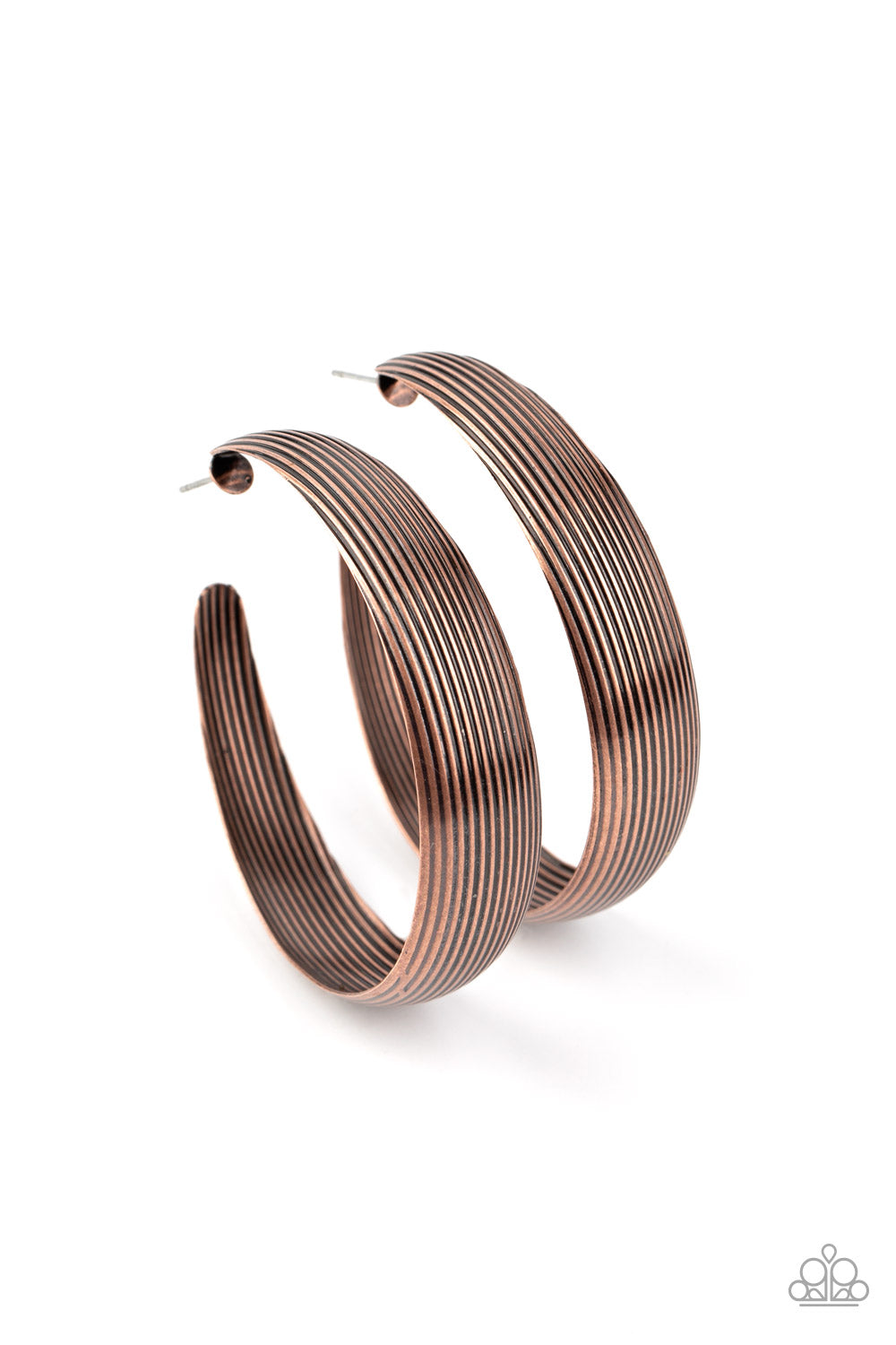 Desert Wanderings-Copper Hoop Earring