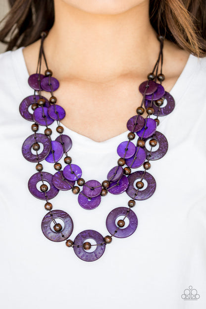 Catalina Coasting-Purple Necklace