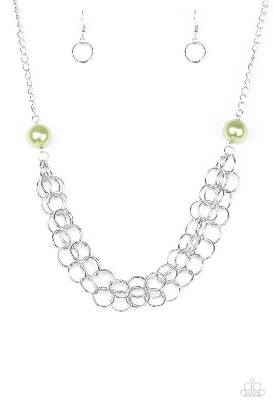 Daring Diva-Green Necklace