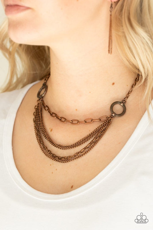 CHAINS of Command-Copper Necklace