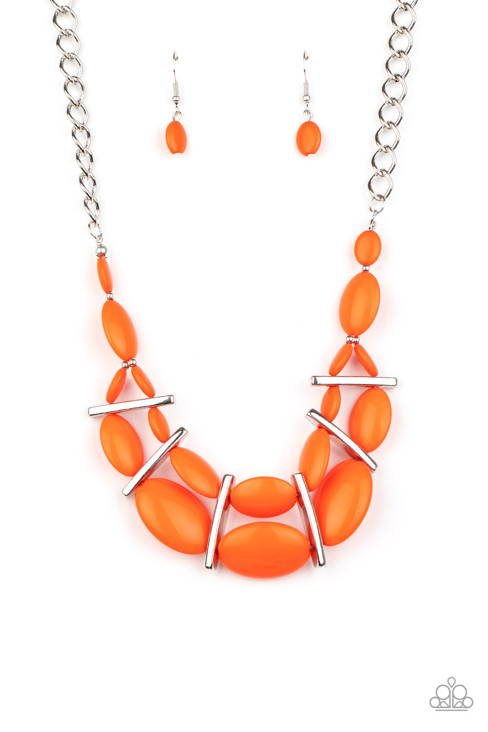 Law of the Jungle-Orange Necklace