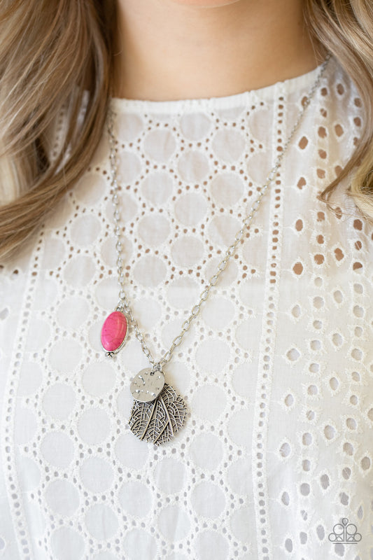 Free-Spirited Forager-Pink Necklace