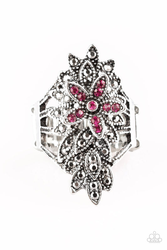 Formal Floral-Pink Ring