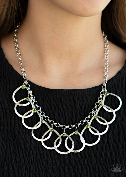 Drop By Drop-Green Necklace