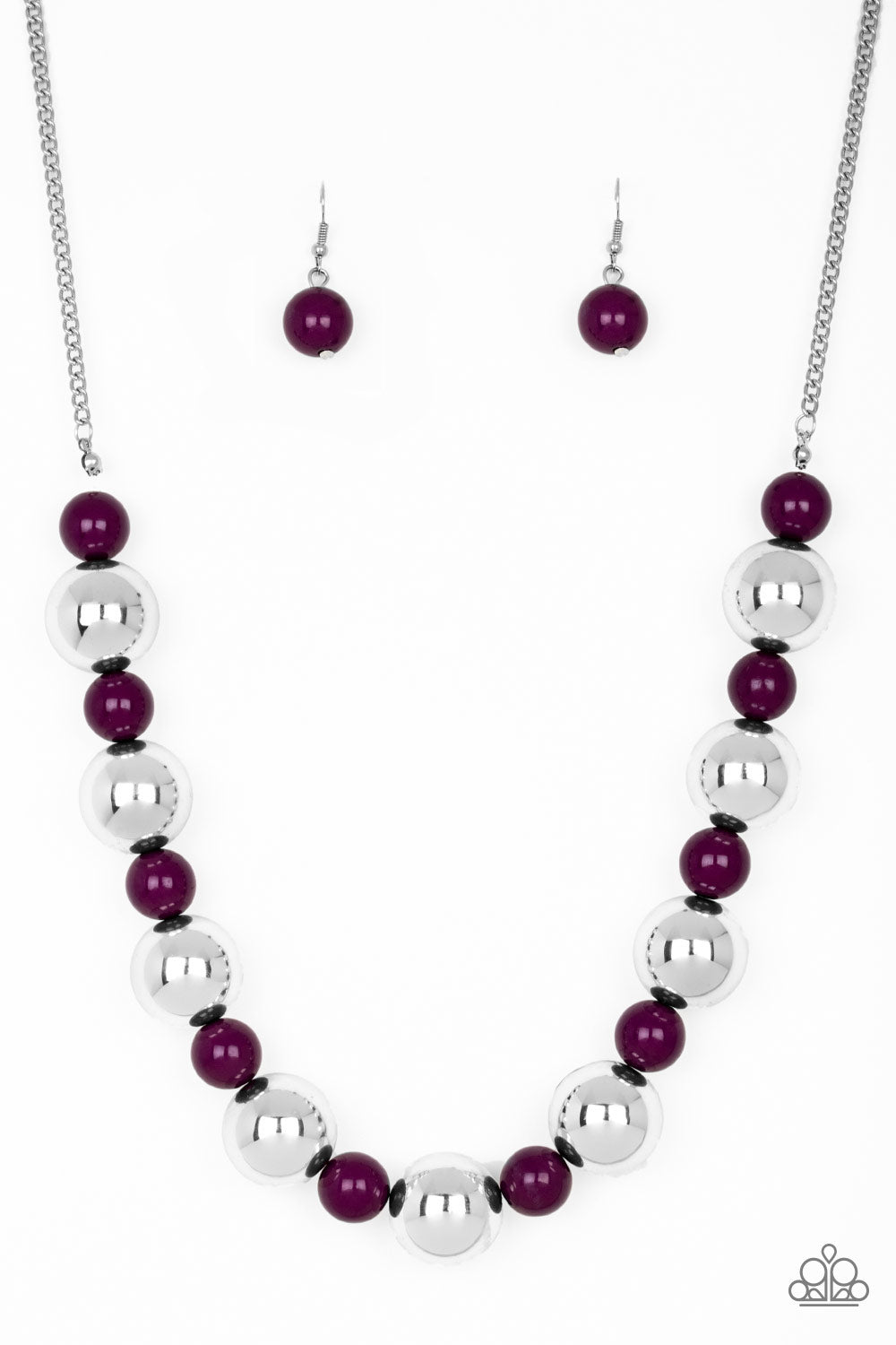 Top Pop-Purple Necklace