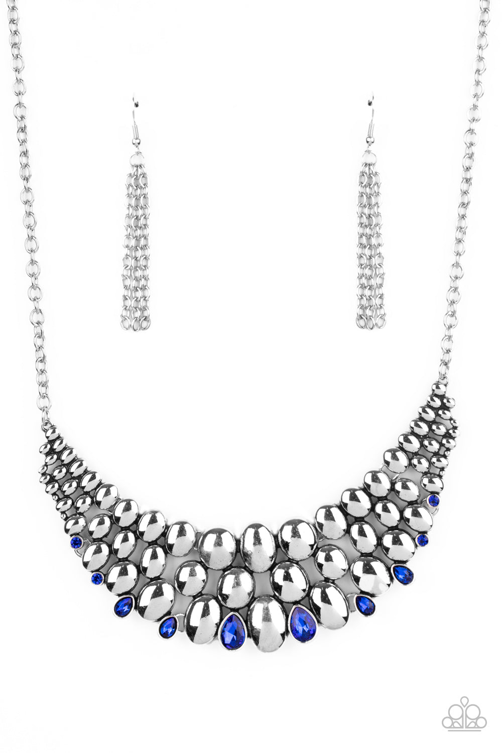 Powerhouse Party-Blue Necklace