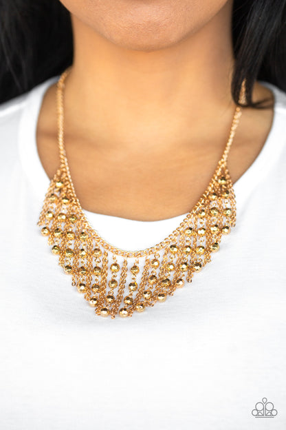 Rebel Remix - Gold Necklace